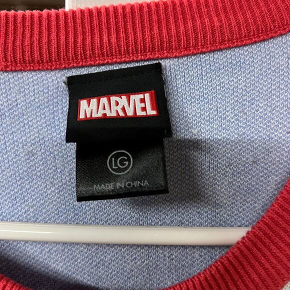 Deadpool Rainbow Unicorn Sweater - Size Large - Fun & Bold Marvel Style - Picture 2 of 3